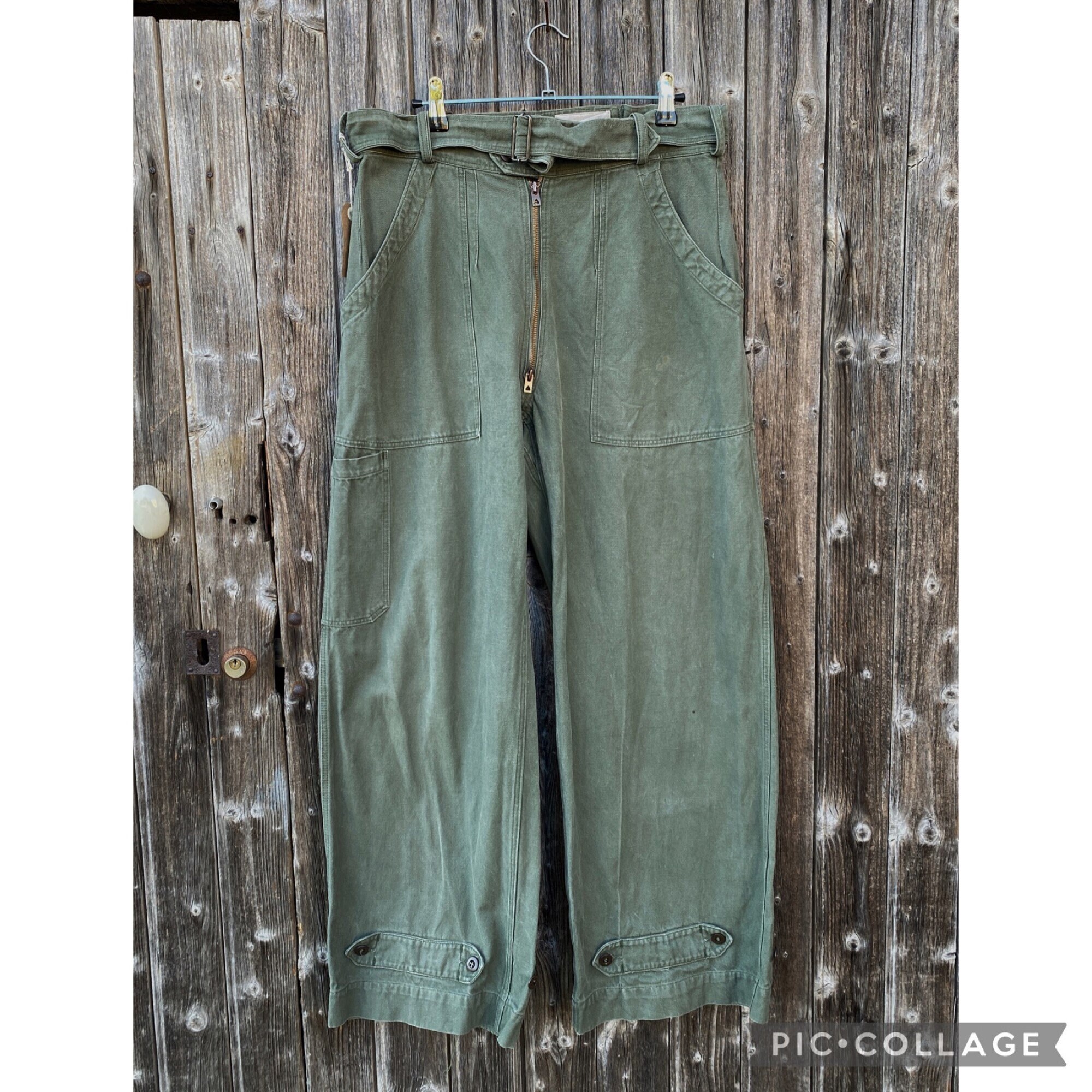 1950s French Airforce Mechanics Pants, Size M - Etsy