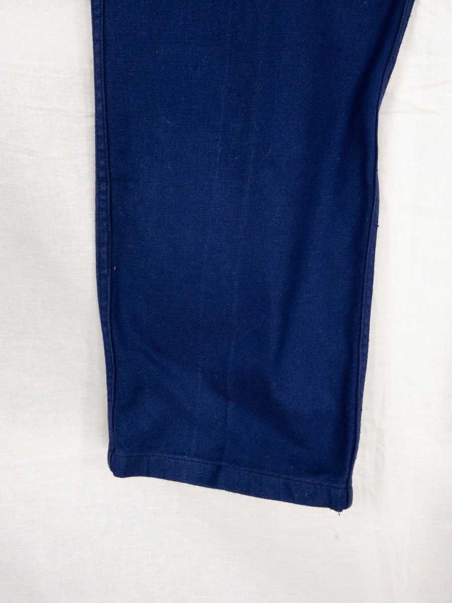 【Deadstock】 60s French Cotton Work Pants 1960s French Work Pants, Deadstock, Size L - Etsy