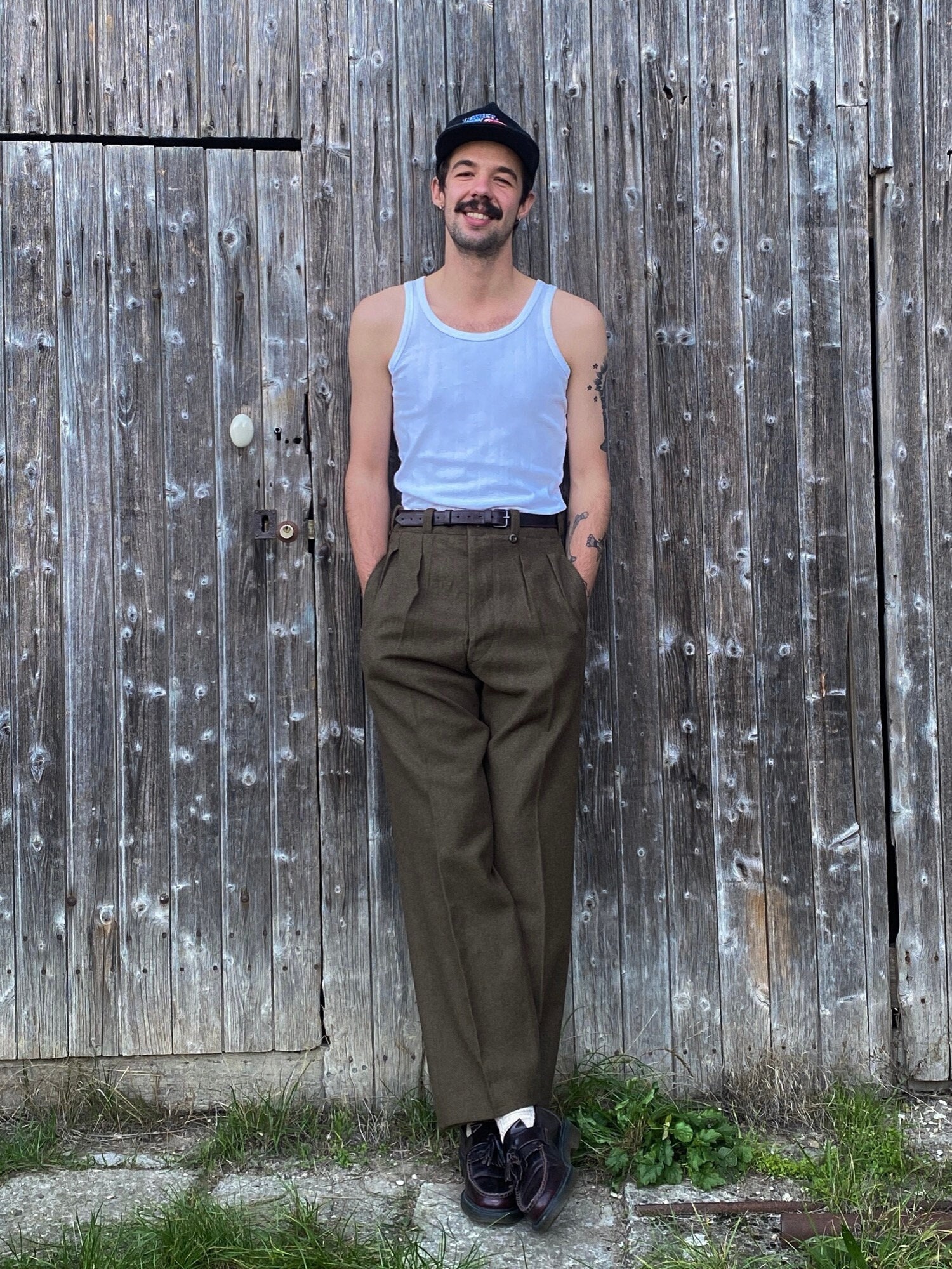 1960s M52 Pleated Wool Pants, French Army, Size S to XL - Etsy