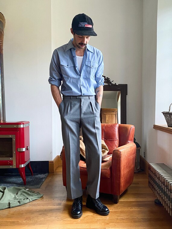 1980s USN Chambray Shirt, Deadstock, Size S to L - Etsy