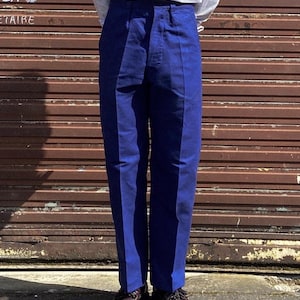 French Blue Work Pants - Etsy