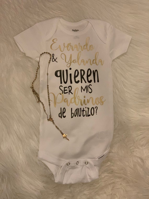 Quieren Ser Mis Padrinos De Bautizo Will You Be My Godparents