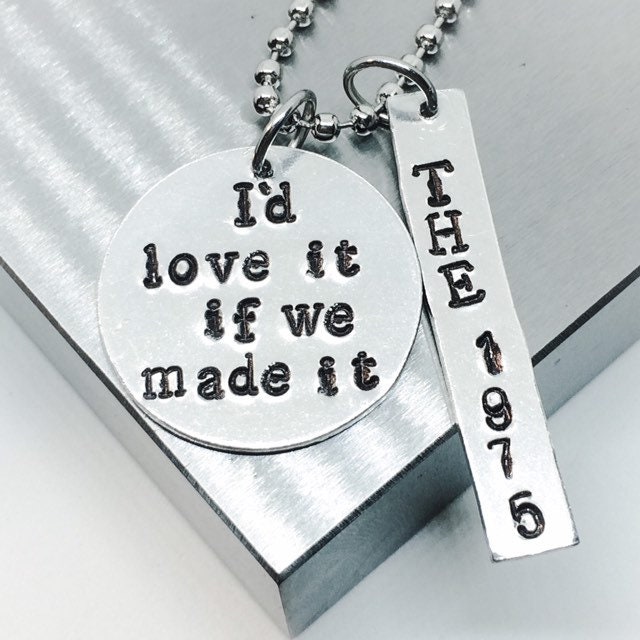 ミュージシャン The 1975 SILVER NECKLACE 1975 Pendant Silver – Disko Kids