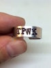 Harry Styles TPWK Ring - Treat People with Kindness / TPWK Ring / Adjustable Aluminium Ring / One Direction Fan Gift /Handmade Metal Stamped 