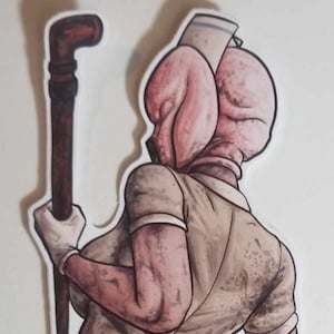 Silent Hill Nurse thicc booty sticker