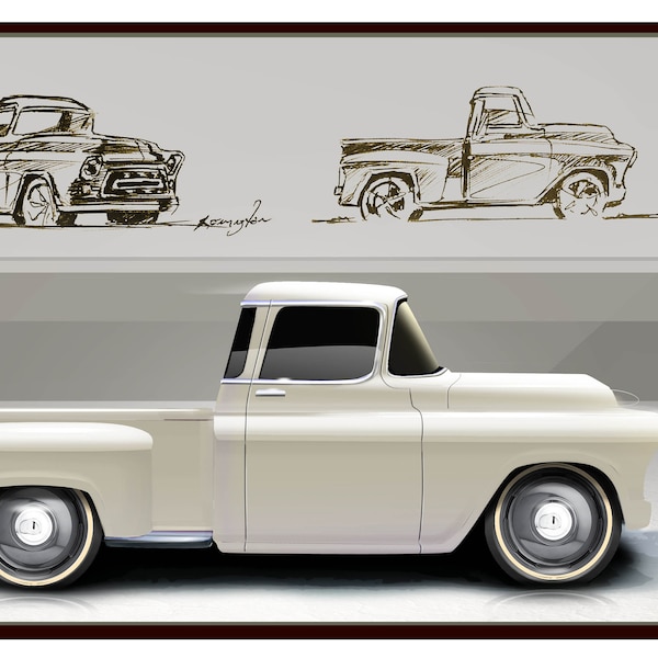 1957 Chevy Chevrolet Pick-up Truck