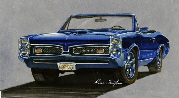 Classic Pontiac Gto Cars Trucks 1966 67 Pontiac Gto Etsy