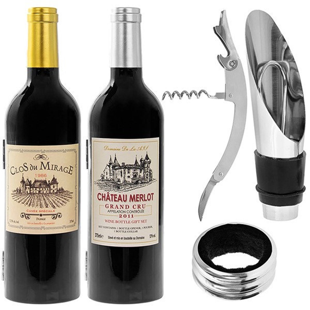 Wine Connoisseur Corkscrew Bottle Opener Set Etsy UK