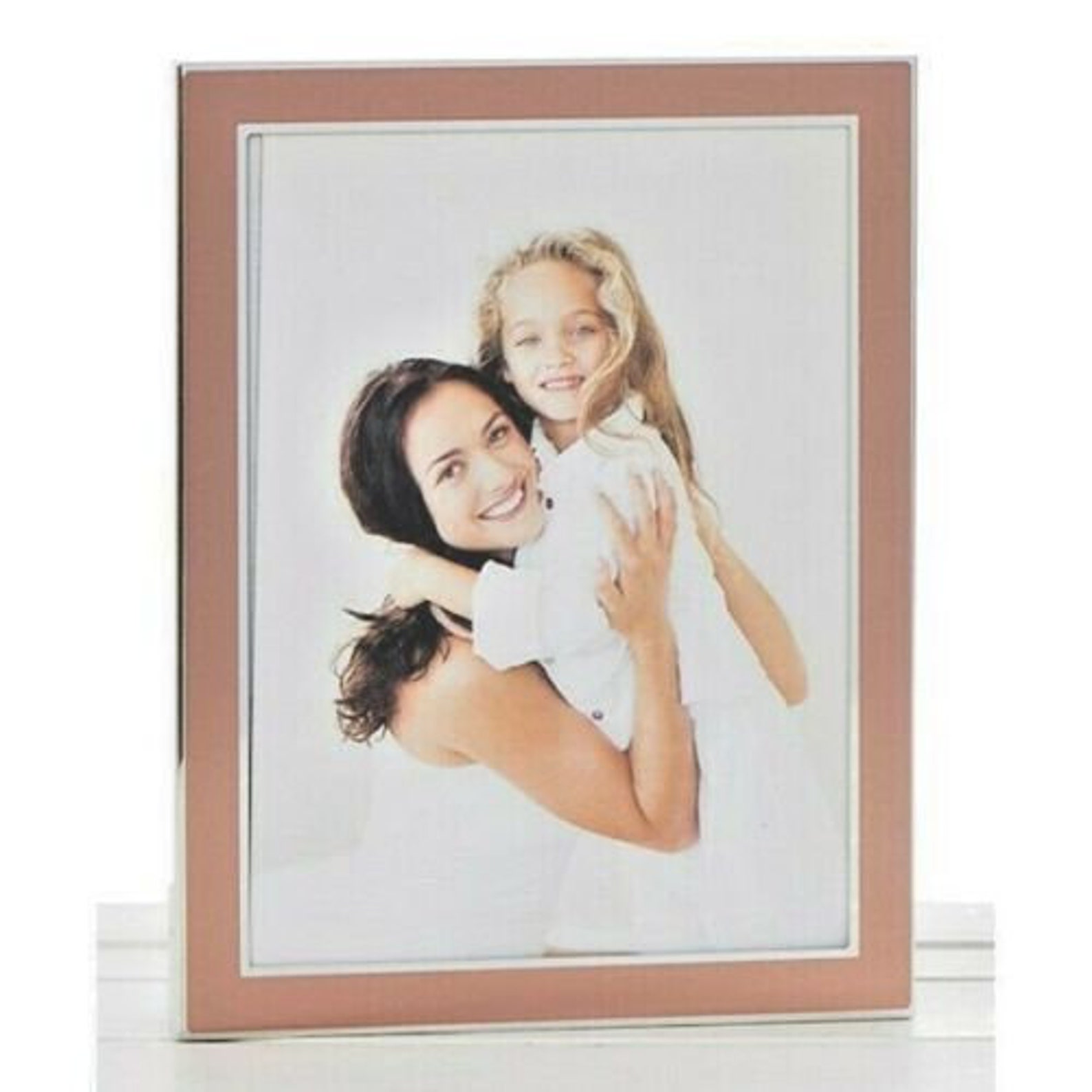 Stunning Metal Photo Frame Copper With Silver Trim 6 x 4 Etsy