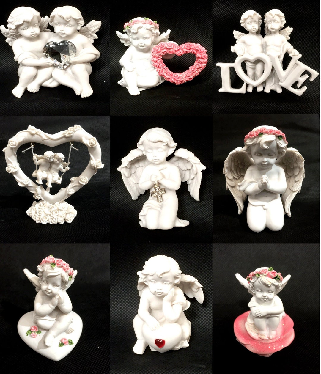 Small Angel Figurine Decorative Ornament Home Decoration Gift Memorial