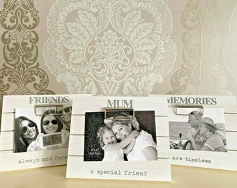 Clipboard Photo Frame Mum Friend Memories Moments Happy Days Lovely Gift Xmas