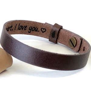 Unisex Adjustable Leather Bracelet Personalized Mens Leather Bracelet For Women Men&#39;s Leather Bracelet Friendship Bracelet Graduation Gifts