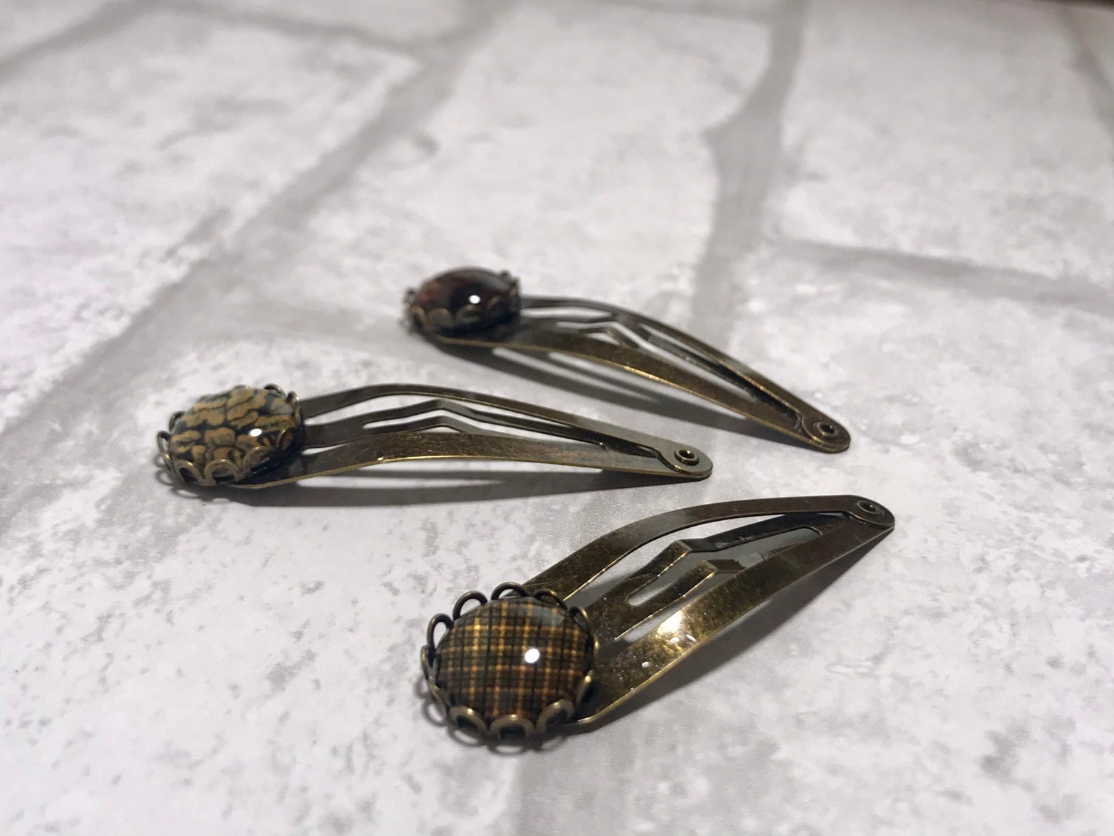 Womens hair clips bronze hair clips hair clip set Etsy