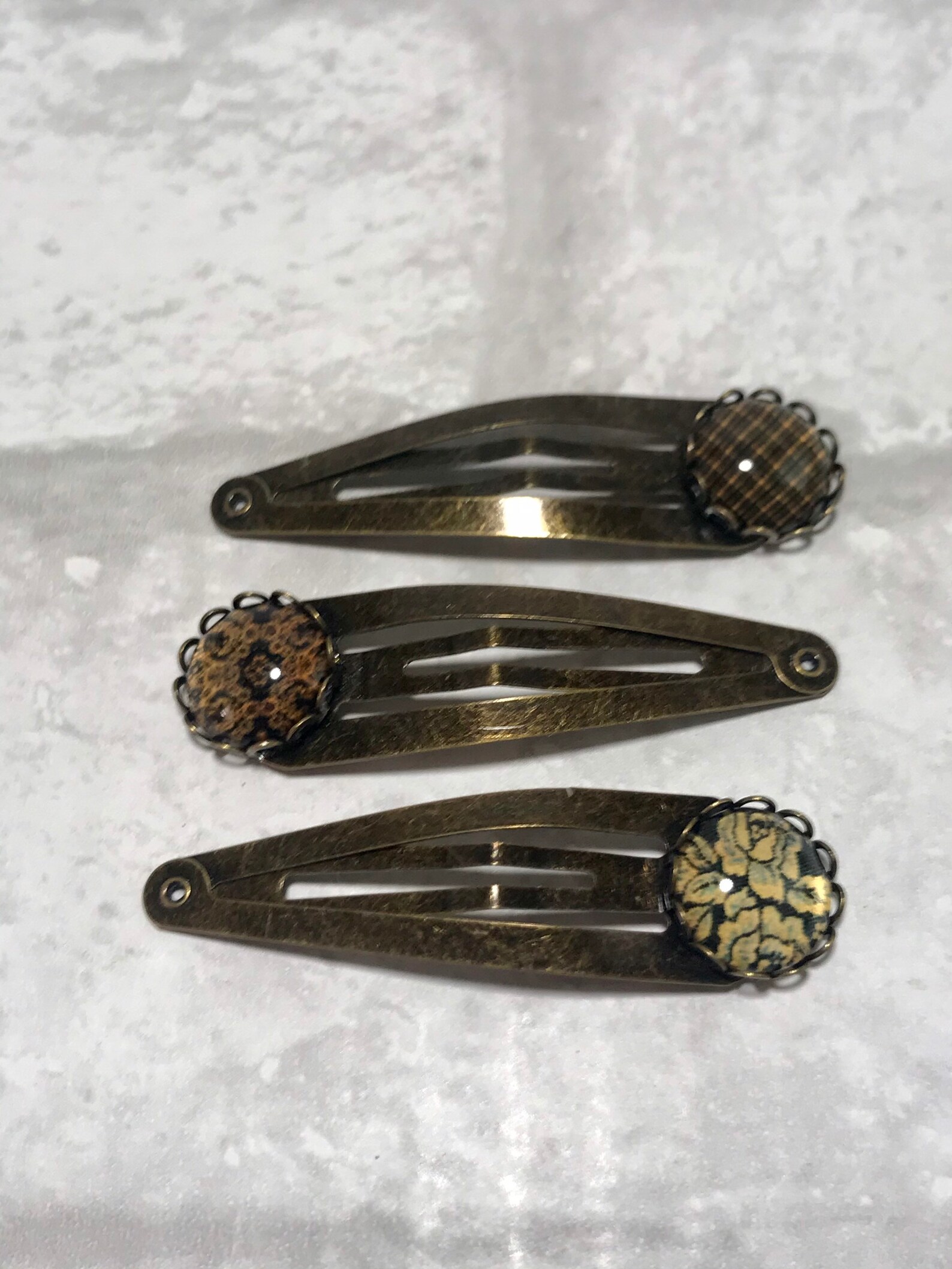 Womens Hair Clips Bronze Hair Clips Hair Clip Set Etsy