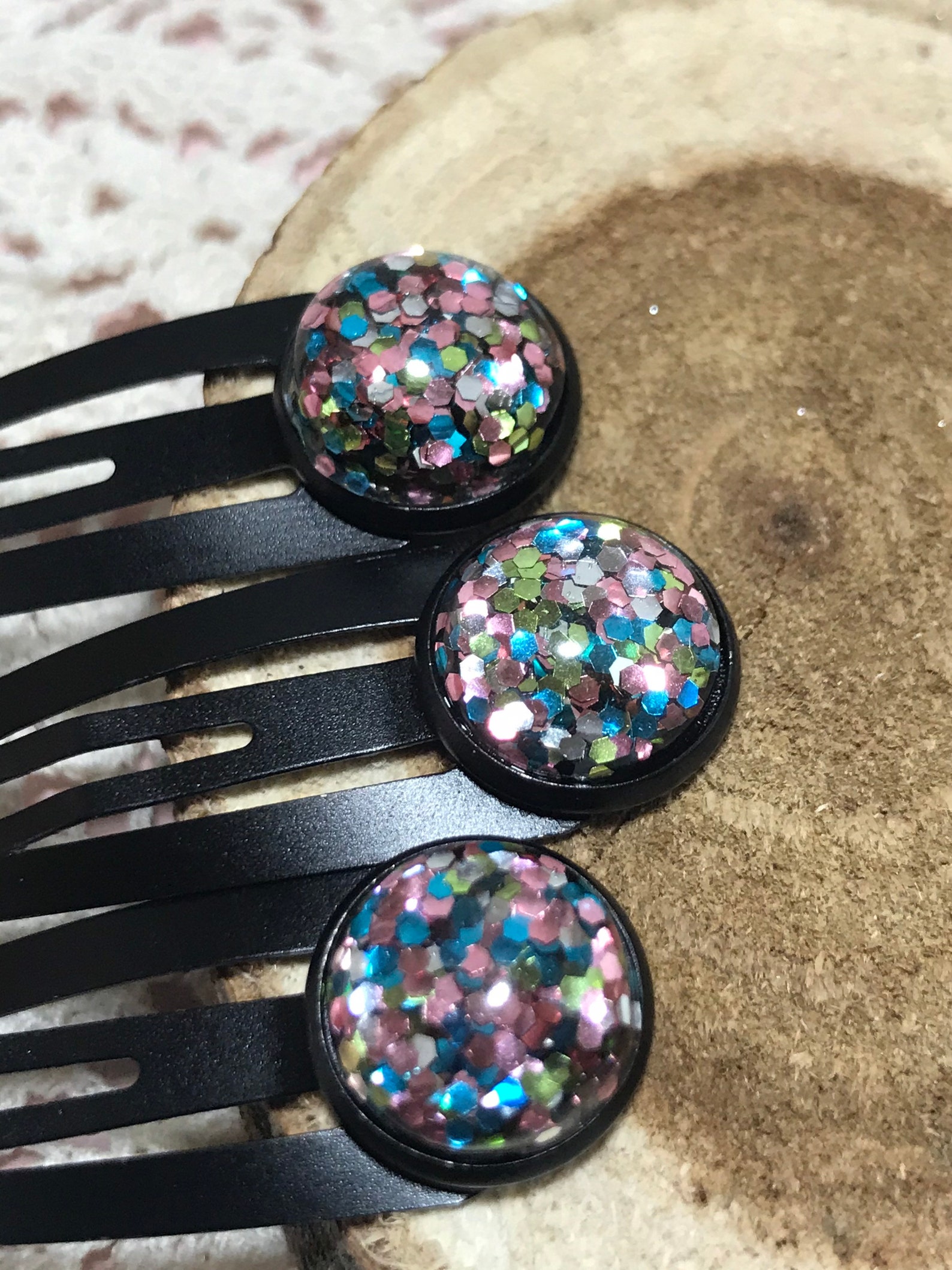 Clips de pelo brillante clips de pelo de las mujeres Etsy