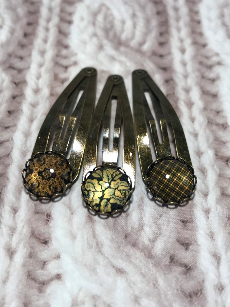 Womens Hair Clips Bronze Hair Clips Hair Clip Set Etsy