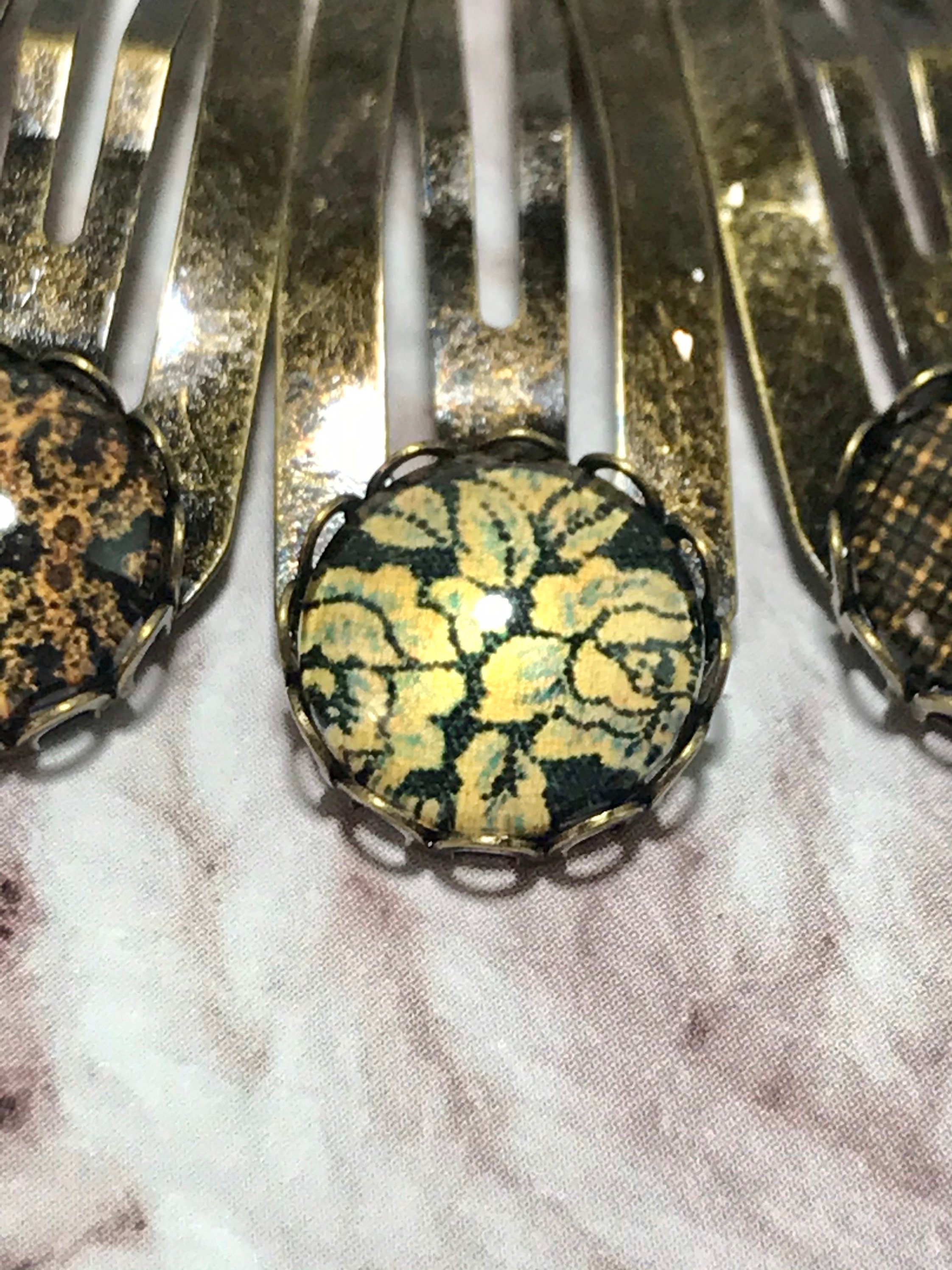 Womens hair clips bronze hair clips hair clip set Etsy