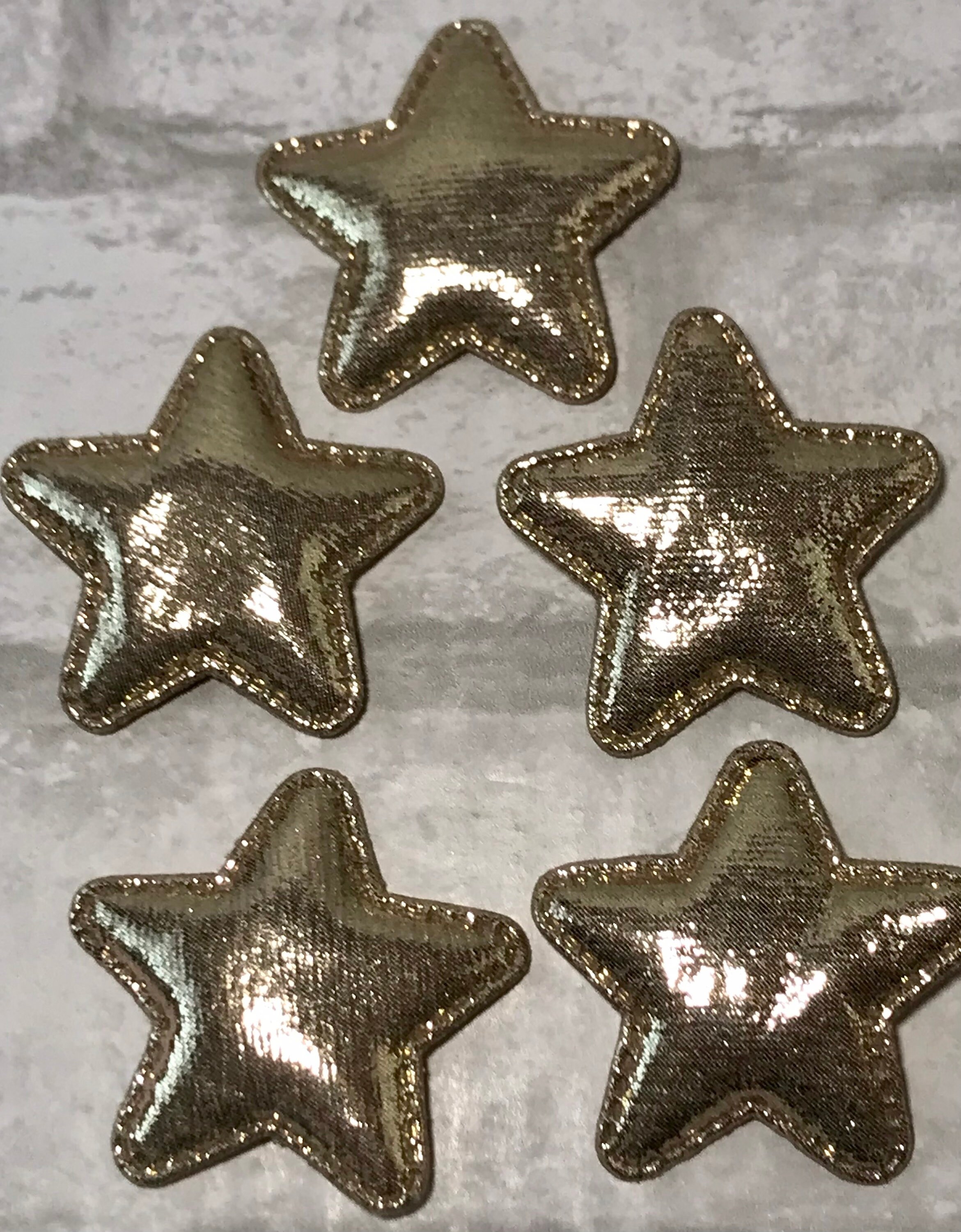 Gold appliqués star appliqués star embellishments Etsy