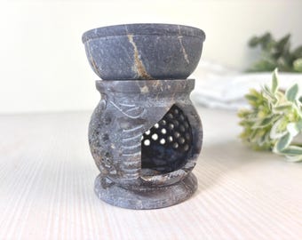Speckstein Aroma Lampe Diffusor Stein Öl Lampen für duftende Entspannung
