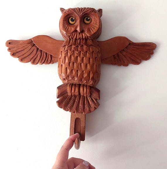 Owl coat hook deals
