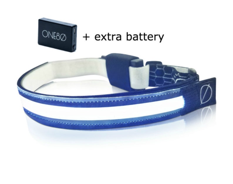 LED Headlamp 2 Rechargeable Battery Packs Water Resistant Etsy