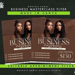 Masterclass Flyer | Business Flyer | Social Media Flyer | Business Class Flyer