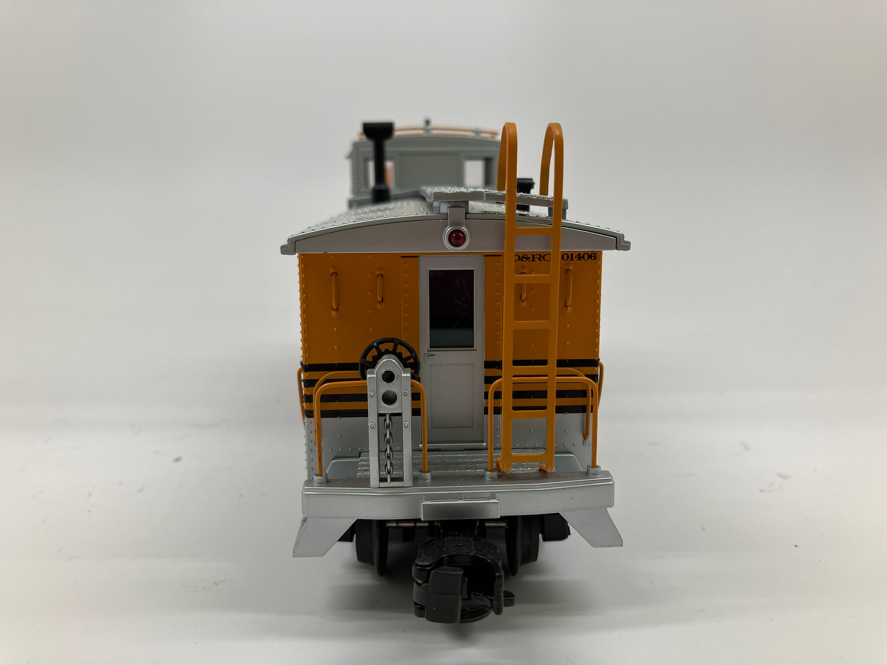 Wagon De Queue (Caboose) Denver & Rio Grande - Échelle O - MTH - Occasion Lumineux
