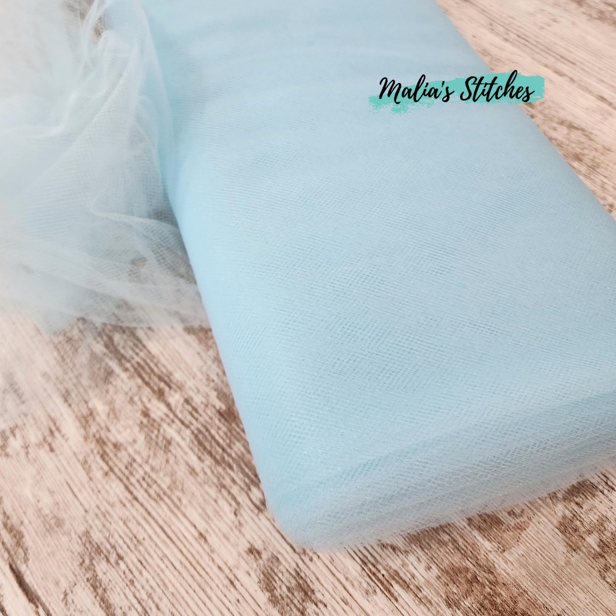 Light Blue Polyester Tulle Bolt, 54in X 40yd, Wedding Tutu Fabric - Etsy