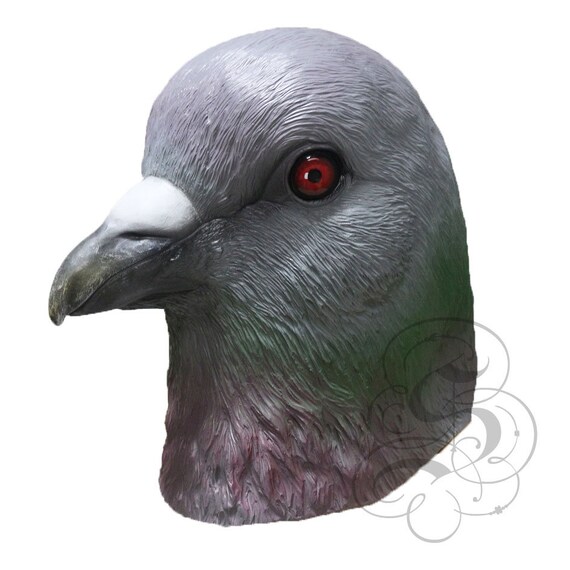 Latex Full Head Animal Realistic Crow Fancy Halloween Horror Dress Up Party Mask