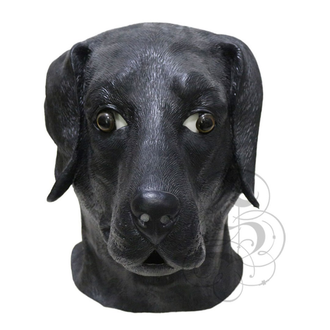 Deluxe Latex Realistic Animal Black Labrador Dog Mask for Etsy UK