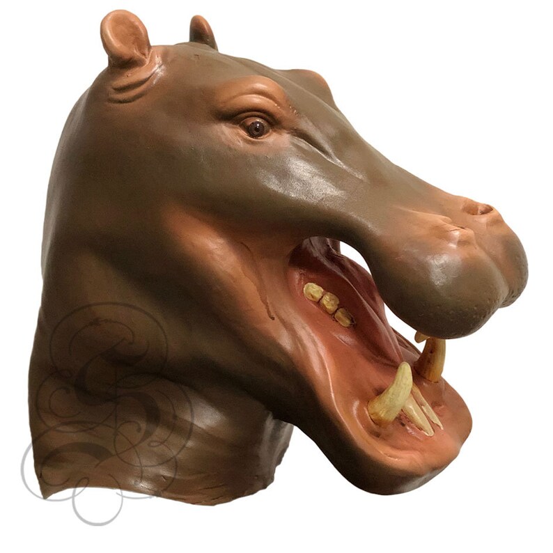 on sale store Deluxe Latex Realistic Animal HIPPO Mask for