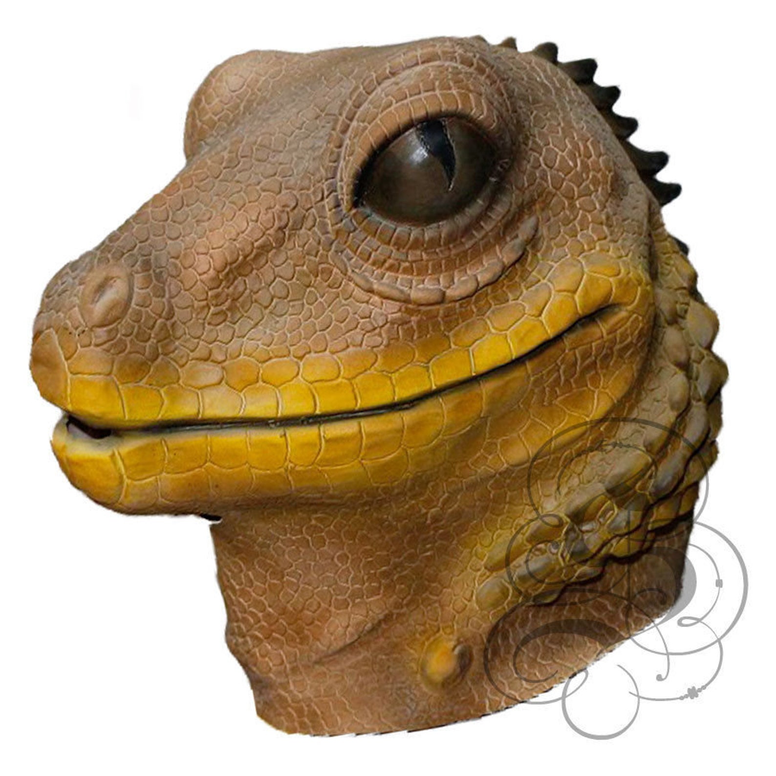 Deluxe Latex Realistic Animal Reptiles Lizard Brown Mask for Etsy UK