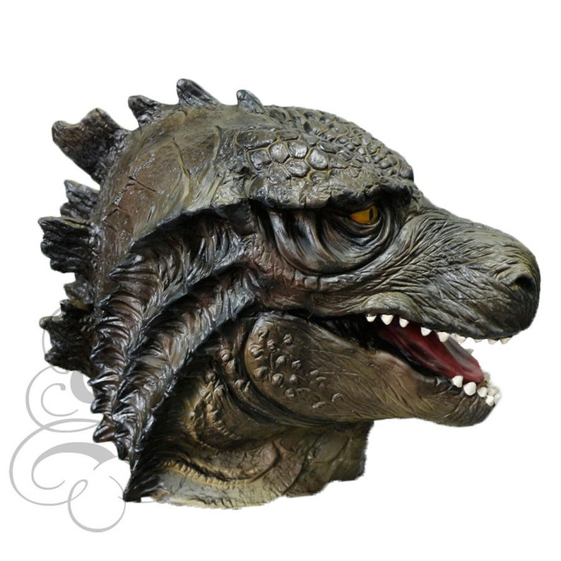 Deluxe Latex Realistic Animal Godzilla Mask for Cosplay Etsy
