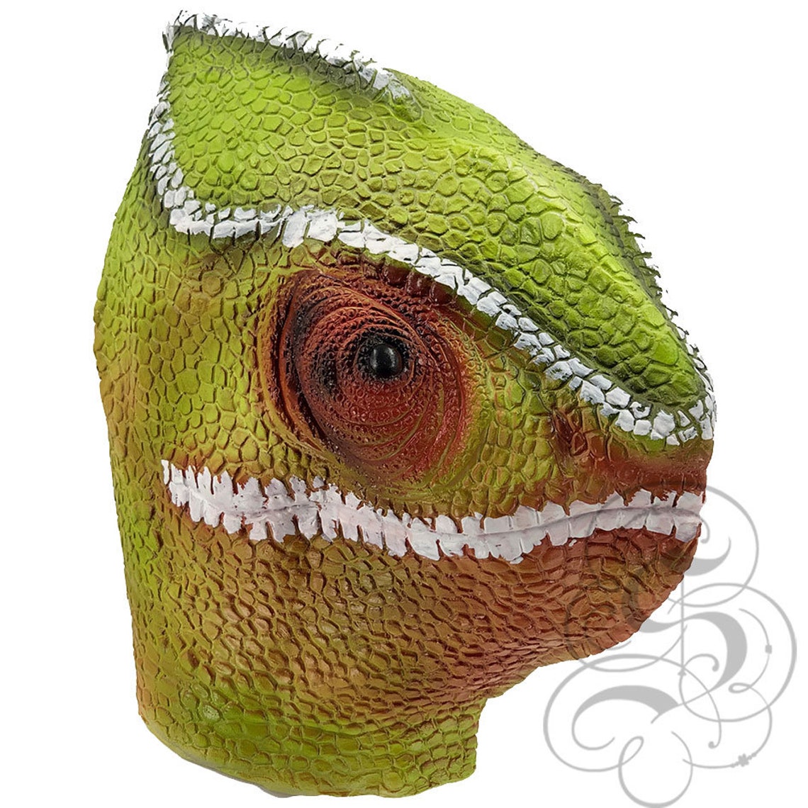 Deluxe Latex Realistic Animal Reptiles Lizard Chameleon Mask | Etsy