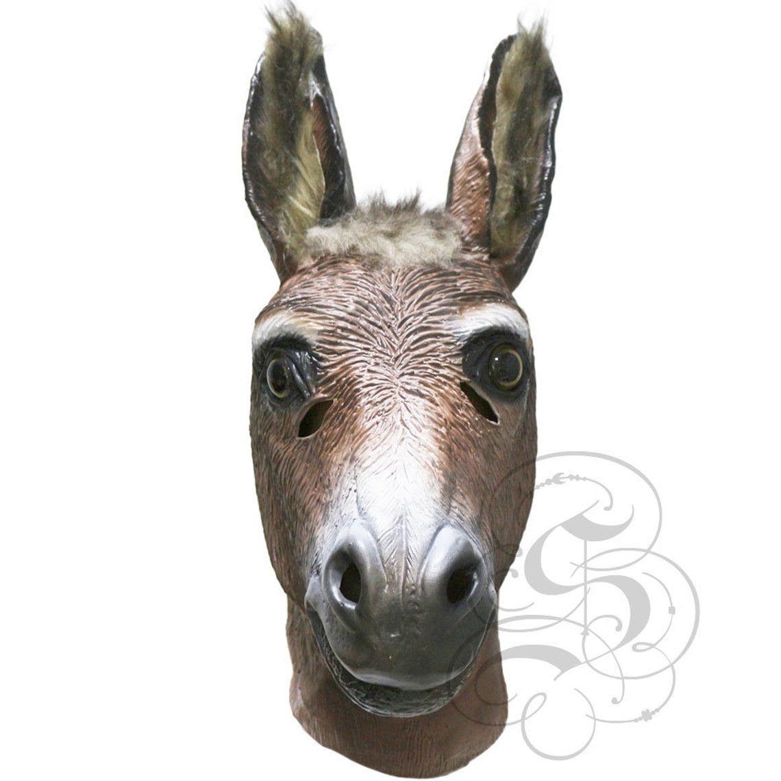 Latex Realistic Animal Donkey Head Mask for Cosplay Halloween - Etsy UK