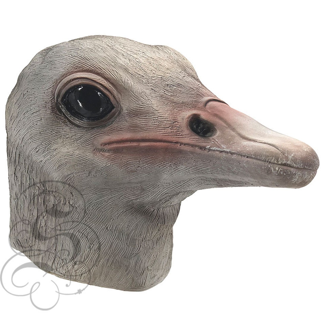 Deluxe Latex Realistic Animal Ostrich Bird Mask for Cosplay - Etsy UK