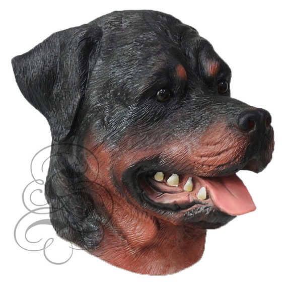Deluxe Latex Realistic Animal ROTTWEILER DOG Mask for Cosplay - Etsy