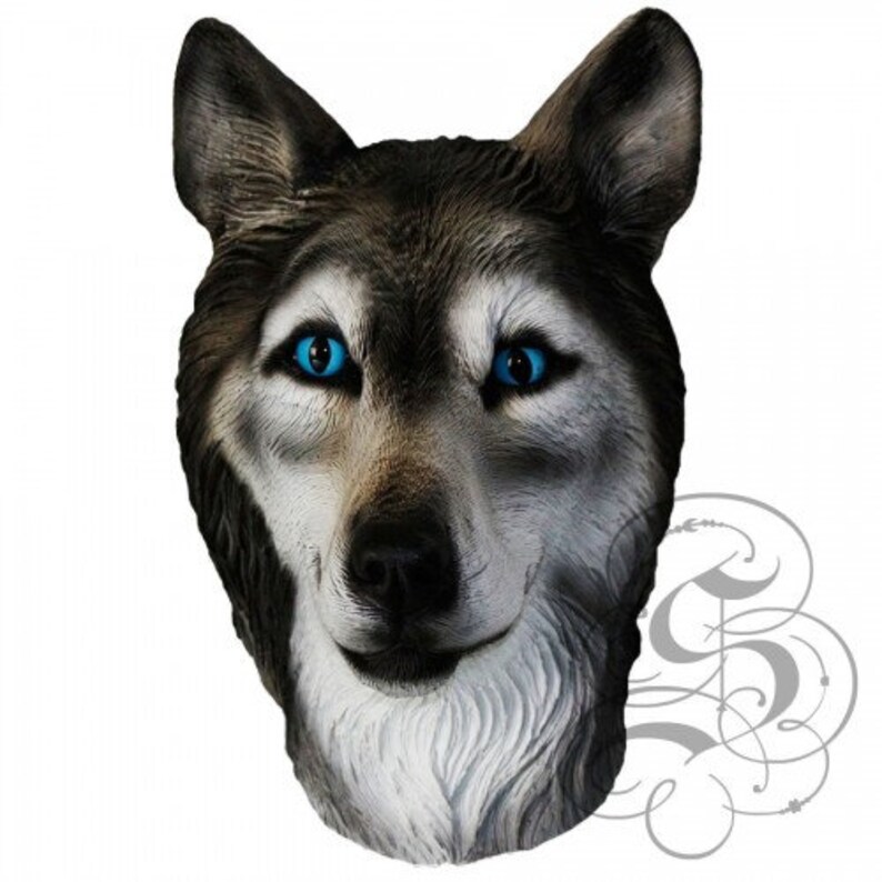 Deluxe Latex Realistic Animal Wolf Mask for Cosplay Halloween | Etsy