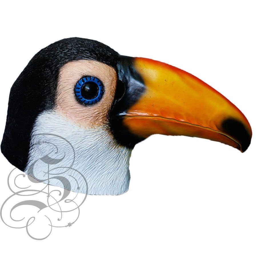 Deluxe Latex Realistic Animal Toucan Bird Mask for Cosplay ...