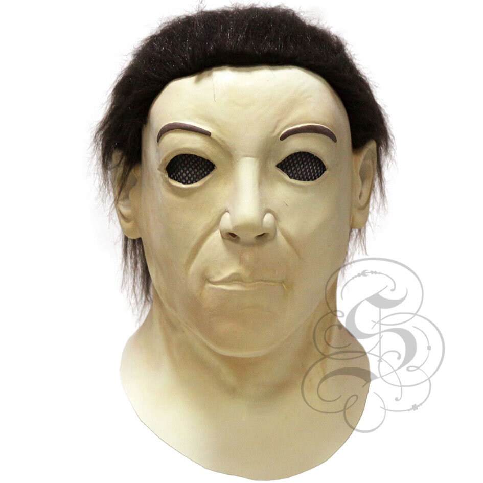 Classic Michael Myers Mask Serial Killer Halloween Latex Horror Mask Full  Head Deluxe With Hair 