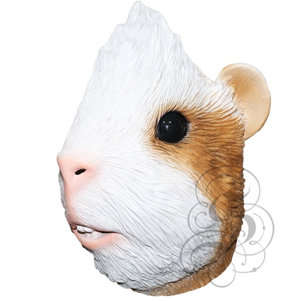Deluxe Latex Realistic Animal Guinea pig Mask for Cosplay Halloween Party Props Carnival