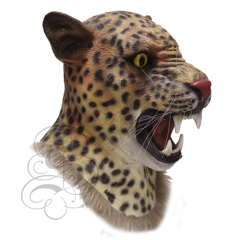Jaguar Latex Mask Cosplay Costume Men Adult Costume Halloween Etsy UK