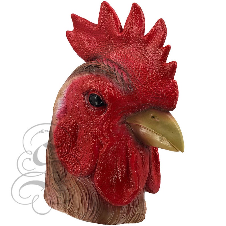 Deluxe Latex Realistic Animal Hen Mask for Farmyard Cosplay | Etsy