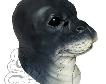 Deluxe Latex Realistic Animal SEAL Mask for Cosplay Halloween Party Props Carnival
