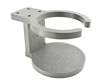 Poly Cup Holder for Outdoor Furniture Chair with Mounting Screws