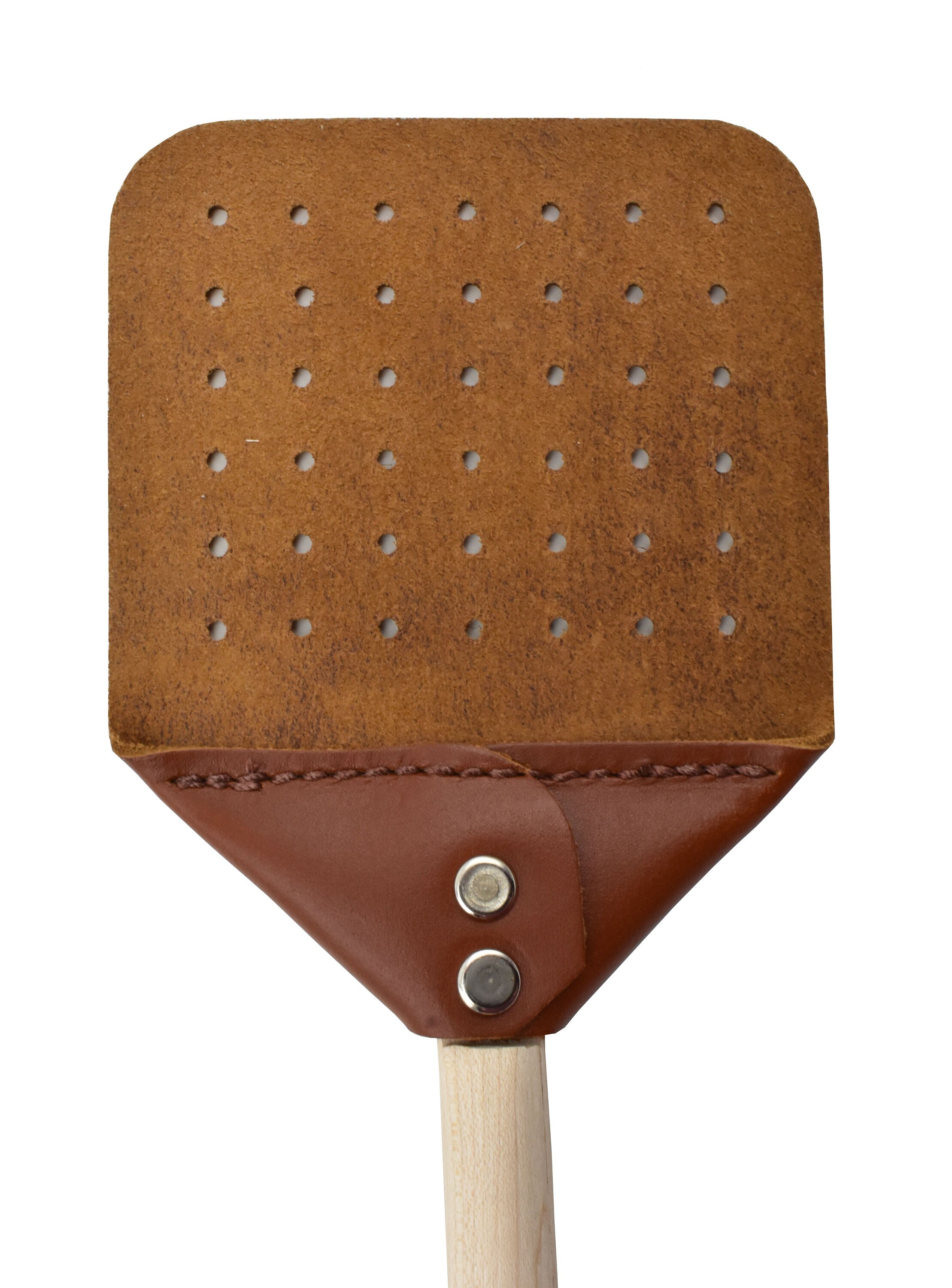 Heavy Duty Leather Fly Swatter with Wooden Handle 20 inch 3 Etsy