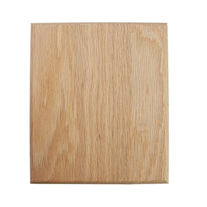 Wholesale Unfinished Oak Wood Plaque  Great for Engraving and Promotional Gifts Bulk, 6 inch by 7 inch