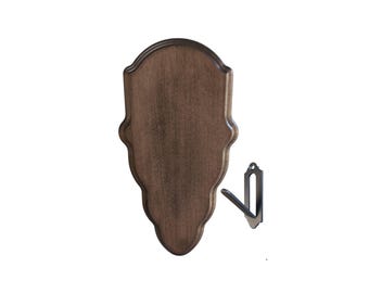 Deer Skull Mount Face Plate with Mounting Hardware, European Style, Whitetail