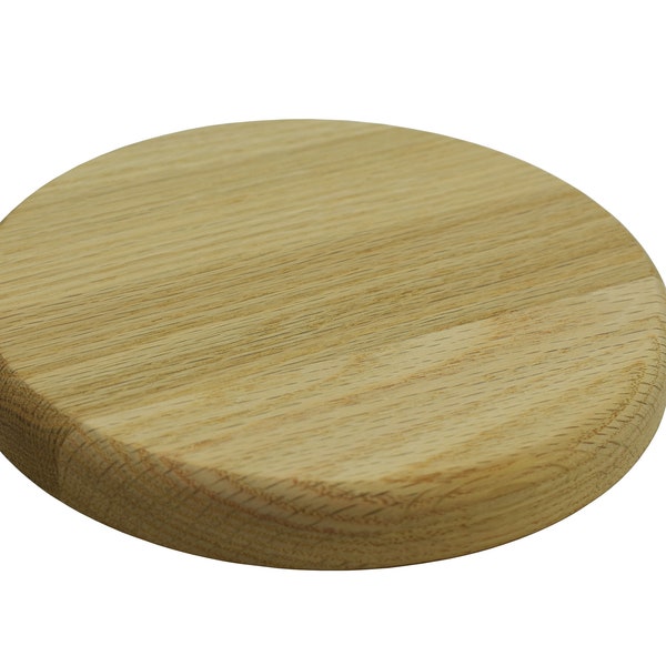 Wholesale Unfinished Oak Wood Cutting Board, Charcuterie Boards, Great for Engraving and Promotional Gifts Bulk, Plaque 8.5 Inch Round