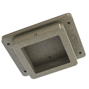 Poly 4x4 Post Mount Adapter for Bird House Bird Feeder Mailbox with Stainless Steel Mounting Screws